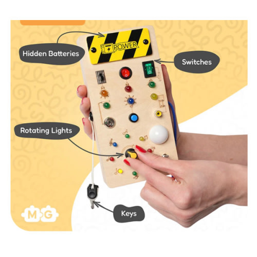 Buy Montessori Wooden Switch Board Online I Montessori Generation