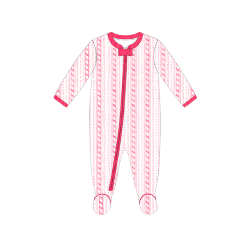 Peppermint Parade | Footie (Pre-Order) – Baby Dunn