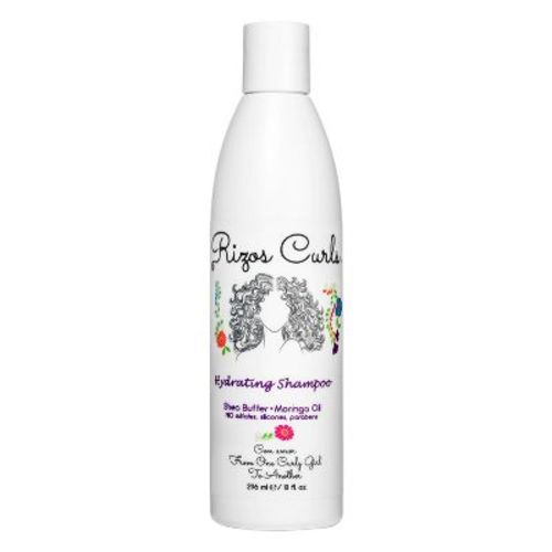 Rizos Curls Hydrating Shampoo - 10 fl oz: For Curly, Textured, Dry Hair, Lemon Citrus Lime Coconut Scent, Moisturizing
