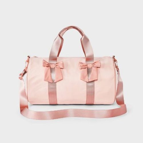 Girls' Duffel Bag with Bows - Cat & Jack™ Pink