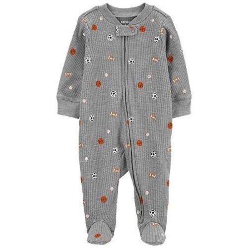 Baby Boy Carter's Sports 2-Way Zip Thermal Sleep & Play