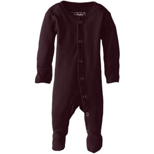 L'ovedbaby baby girl Organic Baby Snap Footie