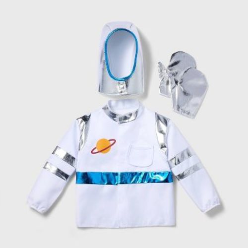 Pretend Play Astronaut Costume with Jacket, Helmet & Gloves 2T-4T- Gigglescape™
