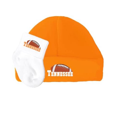 Football LOGO Baby Cap and White Socks for Tennessee Fans
