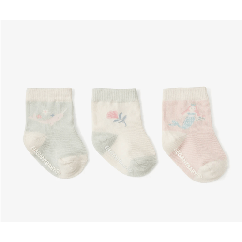 Sea Magic Non Slip Baby Sock 3pk – Elegant Baby