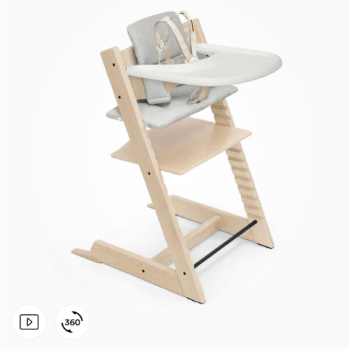 Stokke Tripp Trapp Wood High Chair with Tray: Classic Scandinavian Design | Stokke® Online Shop