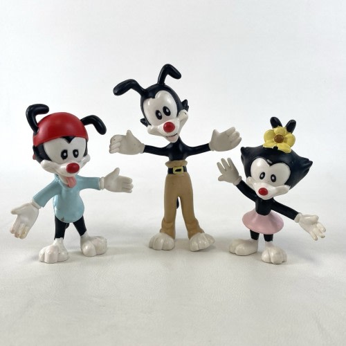 VTG Animaniacs Just Toys Inc Bendems 1994 - Yakko, Wakko, and Dot