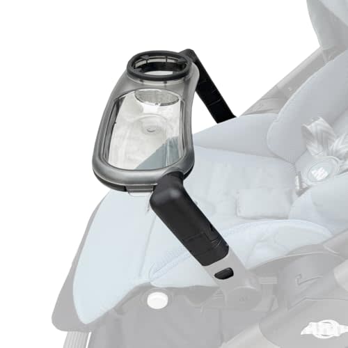 Stroller Snack Tray Compatible with Cybex Balios,Gazelle, Talos Series Prams - BPA-Free Tritan Baby Travel Tray, 360° Swivel for Easy Access, Folds with Stroller, Easy Clean | On-the-go dining table for little foodies