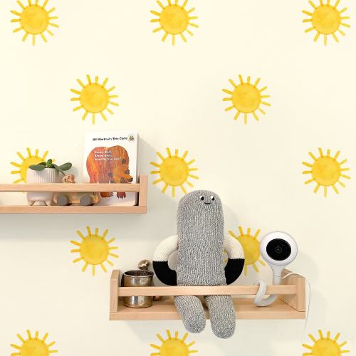 Watercolor Suns - Minis - Peel-and-Stick Wall Decals - Mej Mej