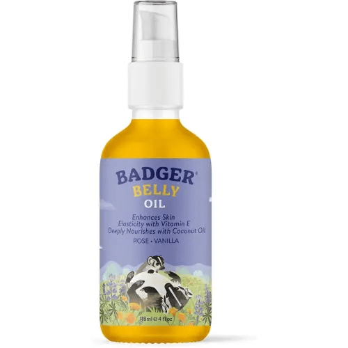 Badger Organic Pregnant Belly Oil - Jojoba & Coconut - 4 oz.
