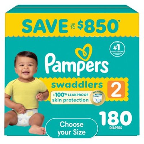 Pampers Swaddlers Diapers, Sizes Newborn-8 - Samsclub.com