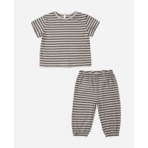 Rylee + Cru

Jersey Tee + Pant Set Vintage Stripe