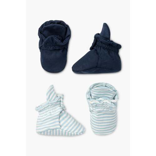 2-Pack Organic Baby Booties - Organic Baby Clothes - Monica + Andy