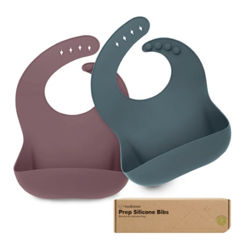 2-Pack Prep Silicone Bibs