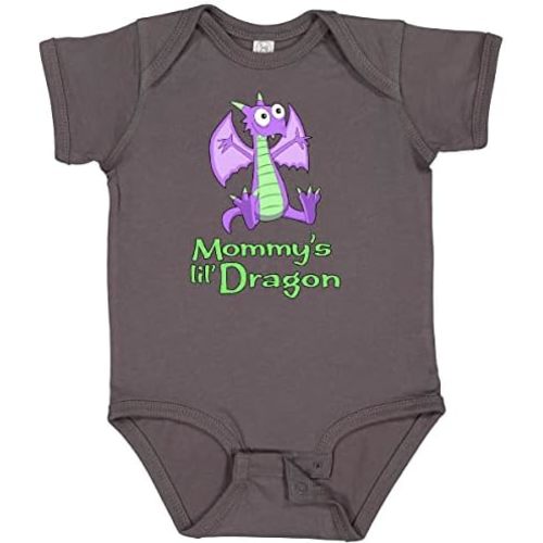 inktastic Mommy's Lil' Dragon Baby Bodysuit