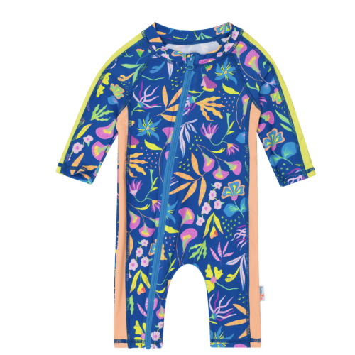 Sunsuit - Long Sleeve Romper Swimsuit | "Tropadelic"
