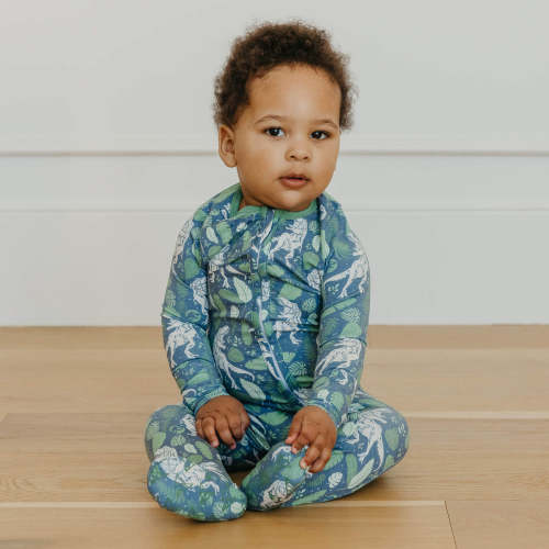 Zip-Up Footie Pajama - Jurassic Park