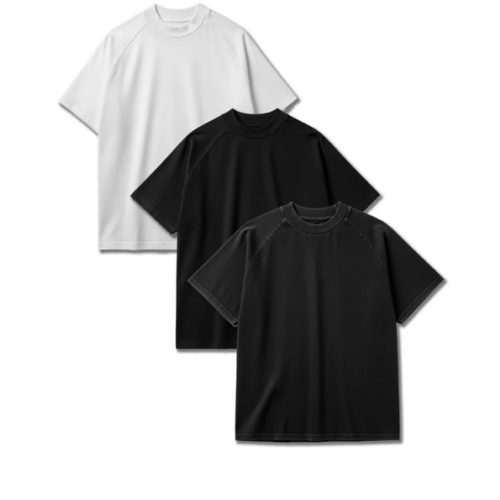 R32 Variety Raglan Tee Bundle (3-Pack) – 220GSM GOTS organic