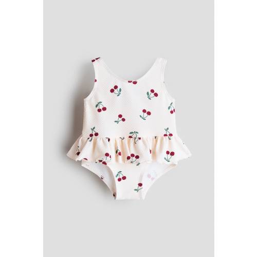 SWIMSUIT WITH FLOUNCE