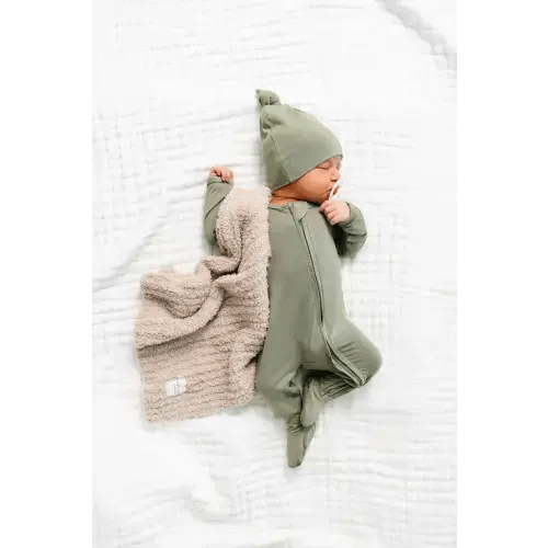 Chenille Blanket - Oatmeal - Mini/Lovey