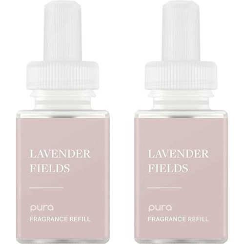 PuraHome Scent Refill - Smart Home Air Diffuser - Up to 120-Hours of Luxury Fragrance per Refill - Home Essential - Clean & Safe Diffuser Fragrance - 2 Pack, Simply Lavender