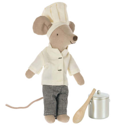 Maileg Chef Mouse with Soup Set