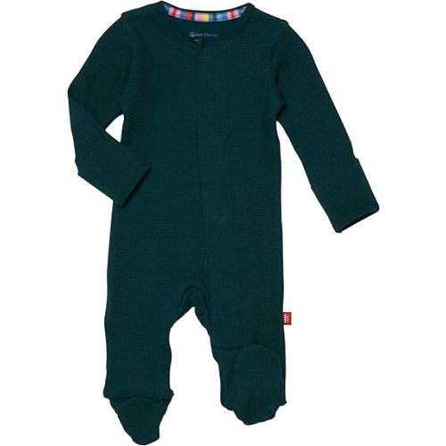 Magnetic Me Boys Modal Magnetic Baby Footie Pajamas | Silky Soft Modal Fabric | Baby Sleepers Available in Sizes PRE - 24M