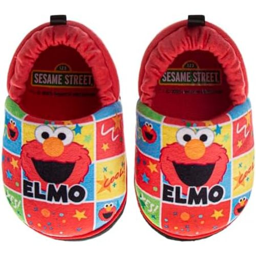 Sesame Street Slippers Elmo Cookie Monster Big Bird Abby House Shoes