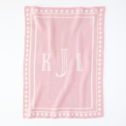Monogrammed Baby Stroller Blanket