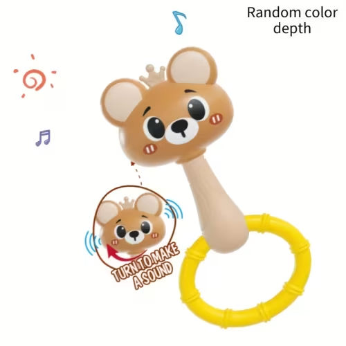 bear tiger hand chime toy learning sensory sound - Temu