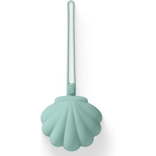 CLYMENE Silicone Pacifier Holder Case, Newborn Paci Holder for Diaper Bag & Stroller, Sage