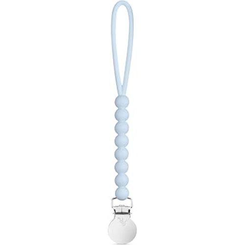 Ryan & Rose Cutie Clip Judy - Pacifier Clip Holder Silicone (Judy, Blue)