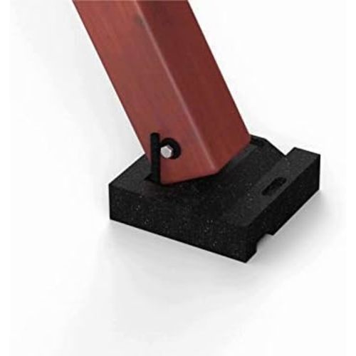 Swing Set Anchor Leveling Kit :: Includes Four Large Molded Rubber Blocks with Stakes and Hardware for Installation