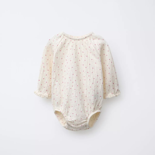 STAR PRINT BODYSUIT - Ecru | ZARA United States