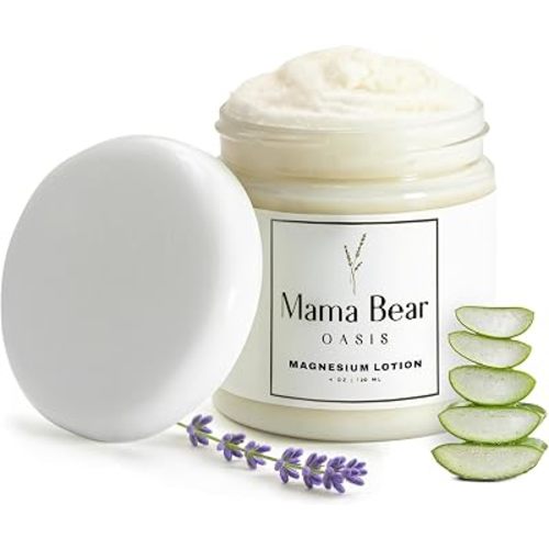 Mama Bear Oasis Magnesium Cream - Magnesium Lotion for Feet (Pack of 1)