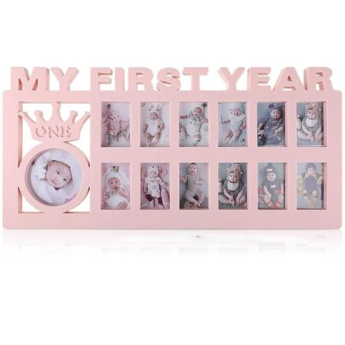 Baby Photo Frame, 0-12 Months Growth Milestone Commemorative - TikTok Shop