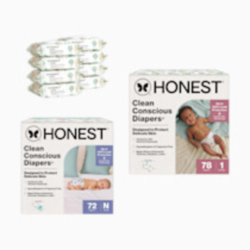 The Honest Company Newborn Diapers & Wipes Starter Bundle - Neutral