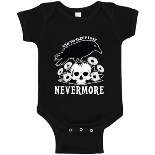 Edgar Allan Poe Nevermore Baby Bodysuit One Piece or Toddler T-Shirt Literature Newborn Gift