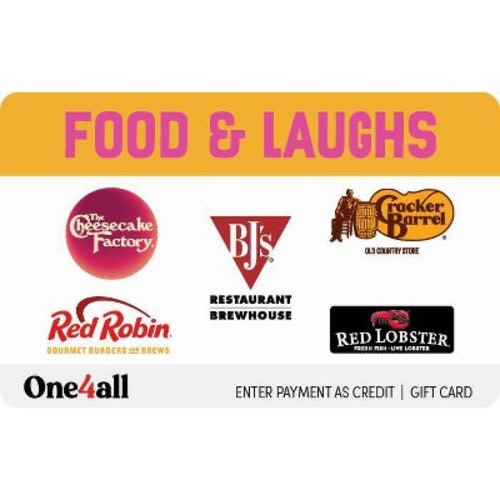 $25 One4all Food & Laughs Gift Card