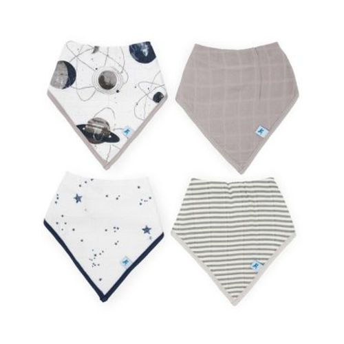 Little Unicorn Cotton Muslin Bandana Bib - 4pk