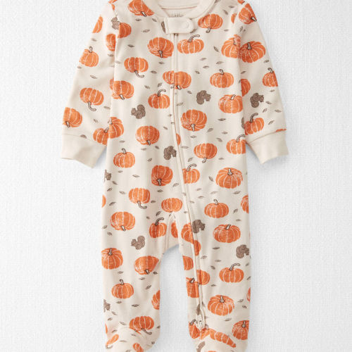 Baby Organic Cotton Sleepers in Harvest Pumpkins | Carter’s Oshkosh Canada