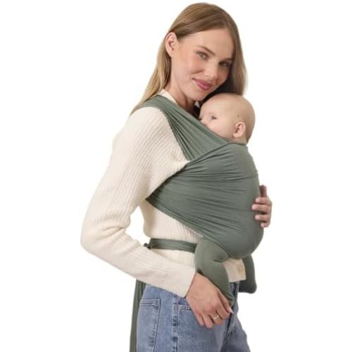 Solly Baby Wrap, Newborn to Toddler Baby Carrier (8-25 Lbs), Basil