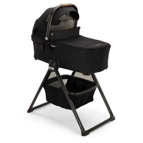 Nuna DEMI Next Bassinet + Stand - Caviar