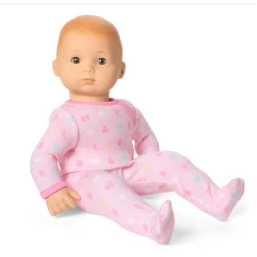 Bitty Baby® Doll #6 with red hair in Pastel Pink