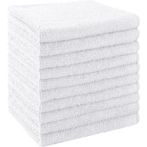 Washcloths 10 Pack Face Towels (12" x 12")