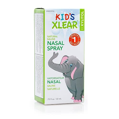Xlear Natural Xylitol Saline Nasal Spray for Kids - Daily Decongestant, Nose Moisturizer, 0.75 fl oz (Pack of 1)