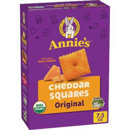 Annie's Cheddar Squares Baked Snack Crackers - 7.5oz