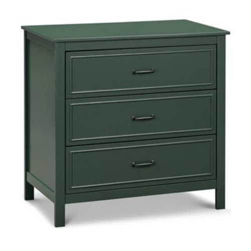 DaVinci Charlie 3-Drawer Dresser - Forest Green