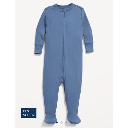 Snug-Fit 2 Way Zip Footed One-Piece for Baby | Old Navy
