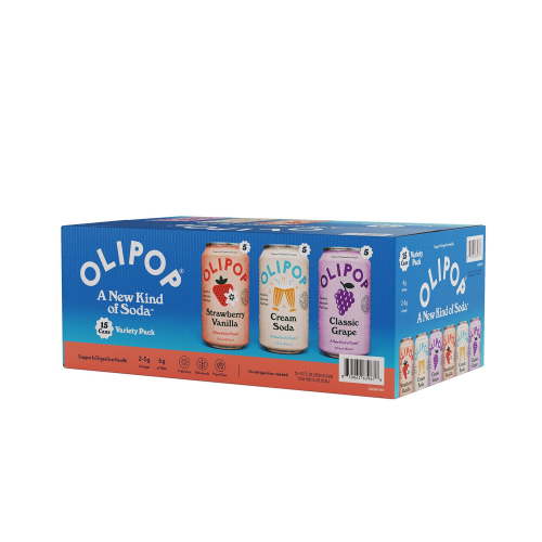 Olipop Variety Pack, A New Kind of Soda, 12 fl. oz., 15 pk.
